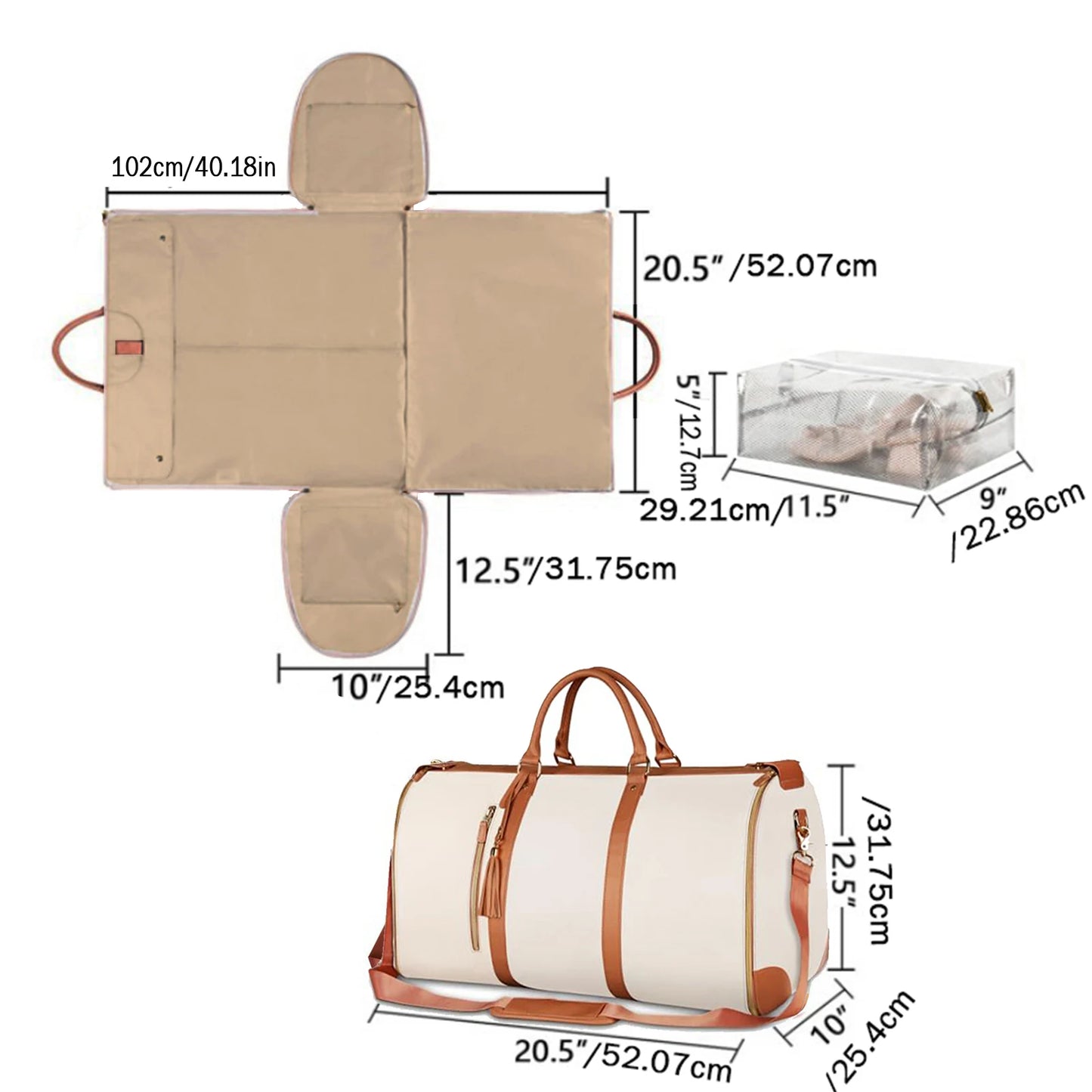 Foldable Travel Duffle Bag
